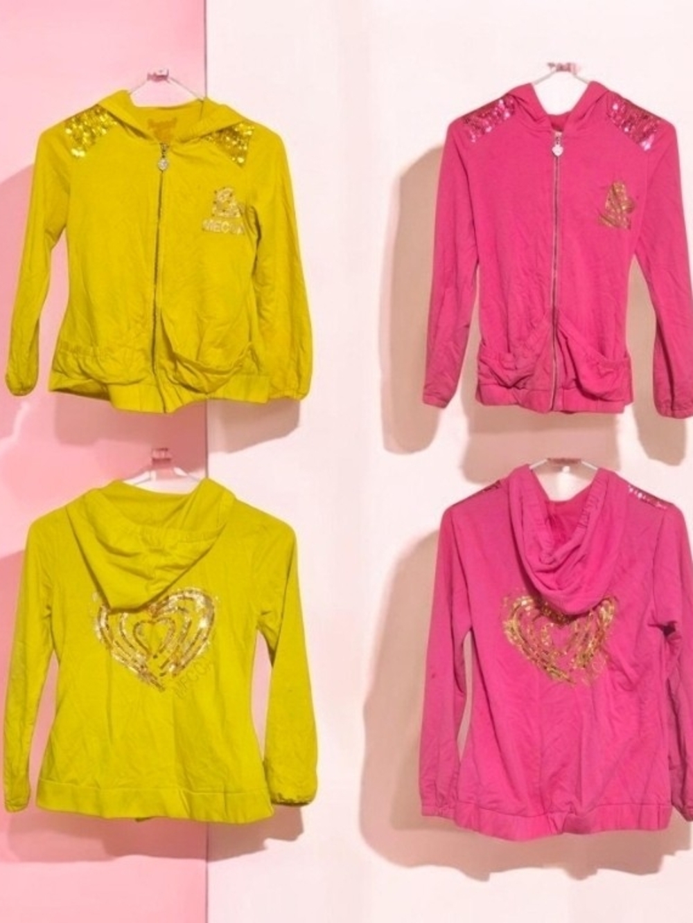 MECCA BEAUTIFUL PINK OR YELLOW GIRL JACKET